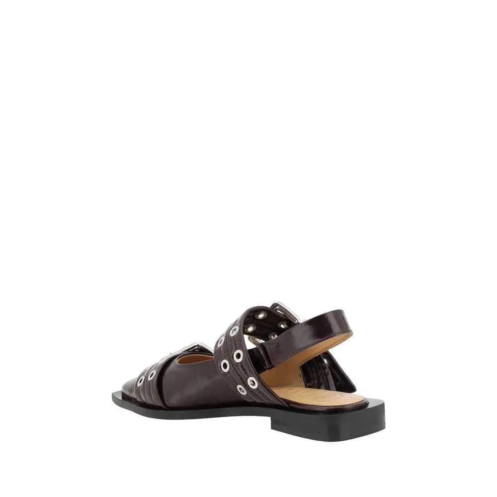 Ganni Buckle Ballerinas - Flats