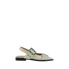 Ganni Feminine Buckle slingback Ballerinas - Flats