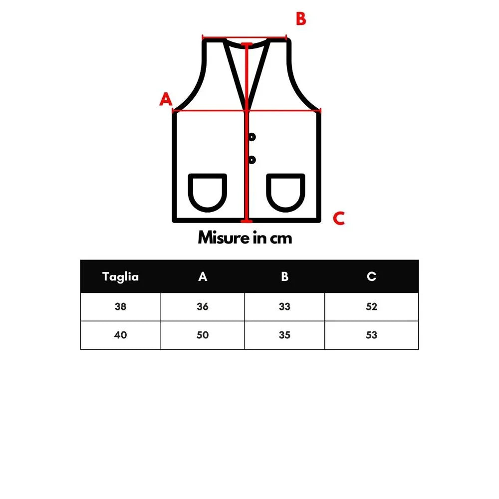 Ganni Gold Cotton Sleveless Jacket - IT38|XS - Vests