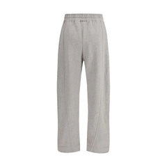 Ganni Gray Cotton Casual Pants - Trousers