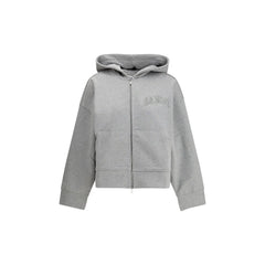 Ganni Gray Cotton Sweatshirt - Sweatshirts