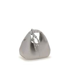 Ganni Gray Polyester Shoulder Bag