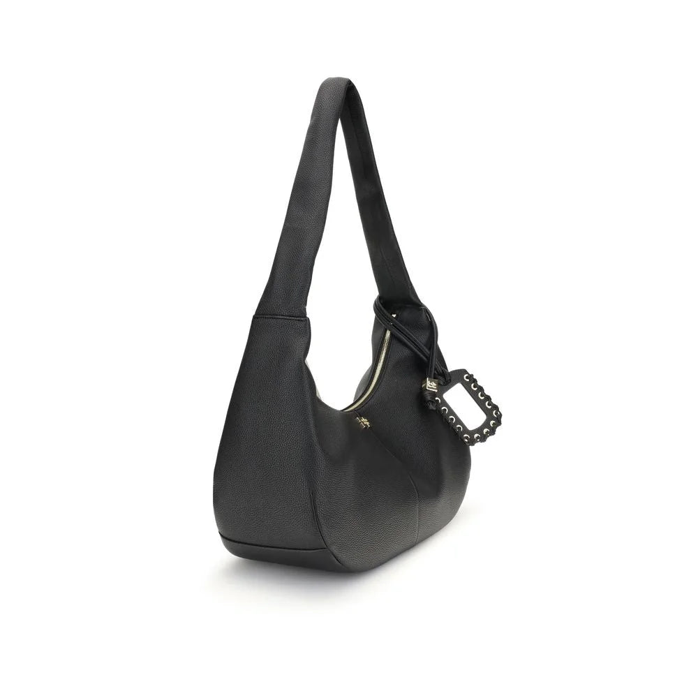 Ganni Leather hobo Shoulder Bag - Hobo Bags