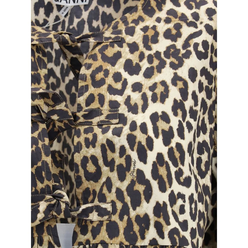 Ganni Leopard cotton Shirt - IT38 | S