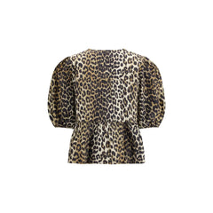 Ganni Leopard cotton Shirt - IT38 | S