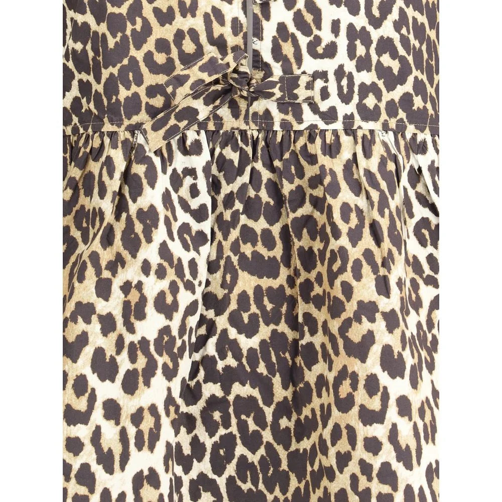 Ganni Leopard mini Dress - IT36 | XS - Dresses