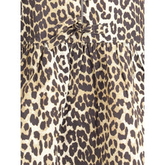 Ganni Leopard mini Dress - IT36 | XS - Dresses