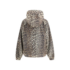 Ganni Leopard raincoat Jacket - Rain Coats