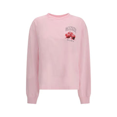 Ganni Multicolor Cotton Long Sleeve T-Shirt - T-Shirts