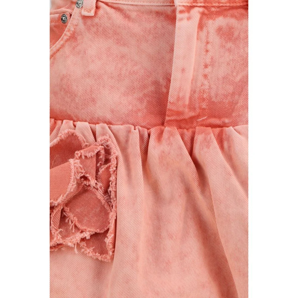 Ganni Multicolor Cotton Mini Skirt