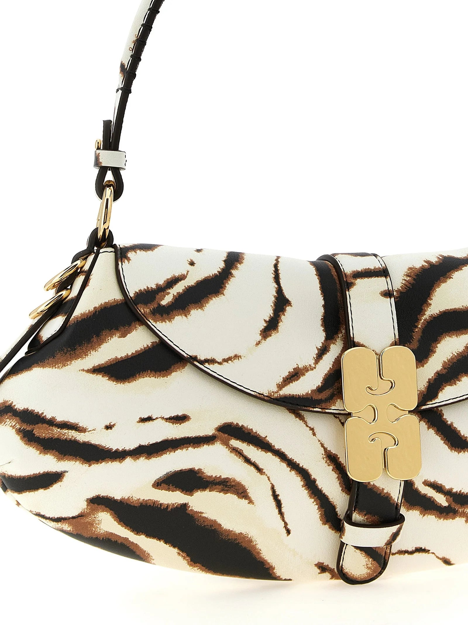 Ganni Multicolor Polyester Shoulder Bag