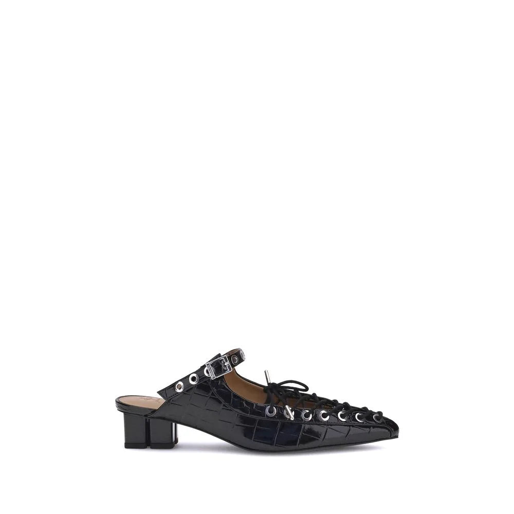 Ganni Oleatex laced Mules - EU38/US8