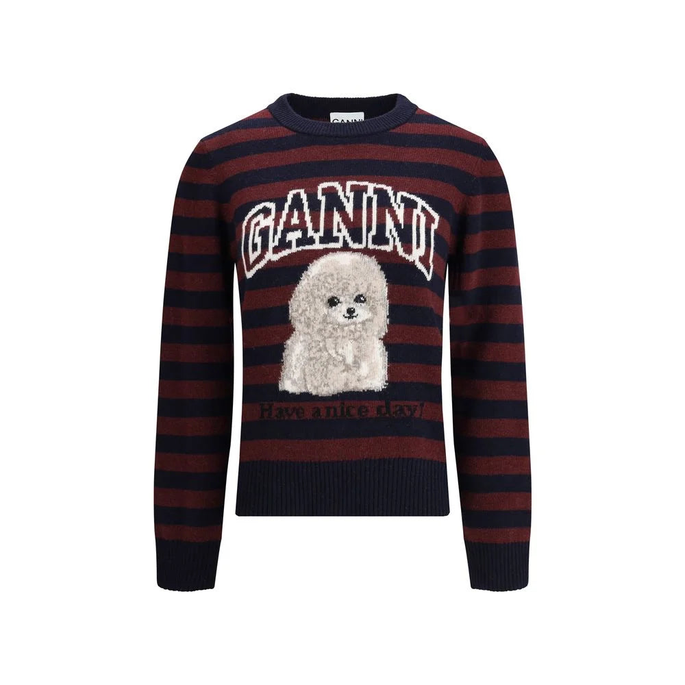 Ganni Poodle striped Sweater - Sweaters