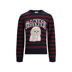 Ganni Poodle striped Sweater - Sweaters