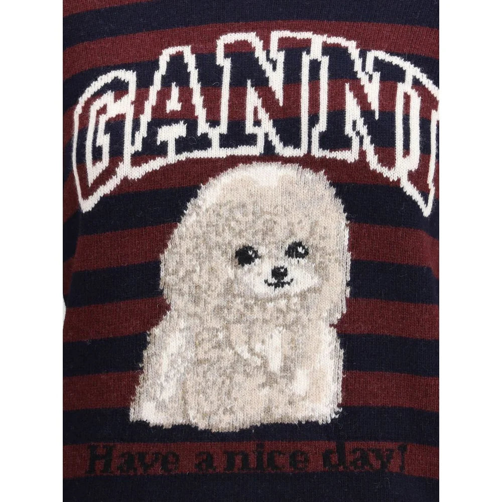 Ganni Poodle striped Sweater - Sweaters