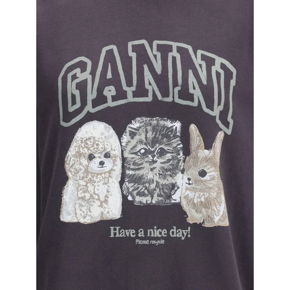 Ganni Puppies Hoodie - XXS/XS - Hoodies