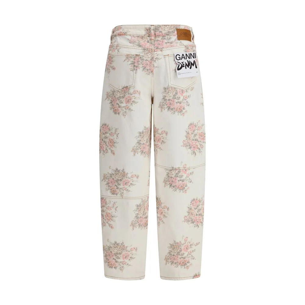 Ganni Stary floral-print Jeans - Jeans