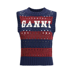 Ganni Striped Vest - M