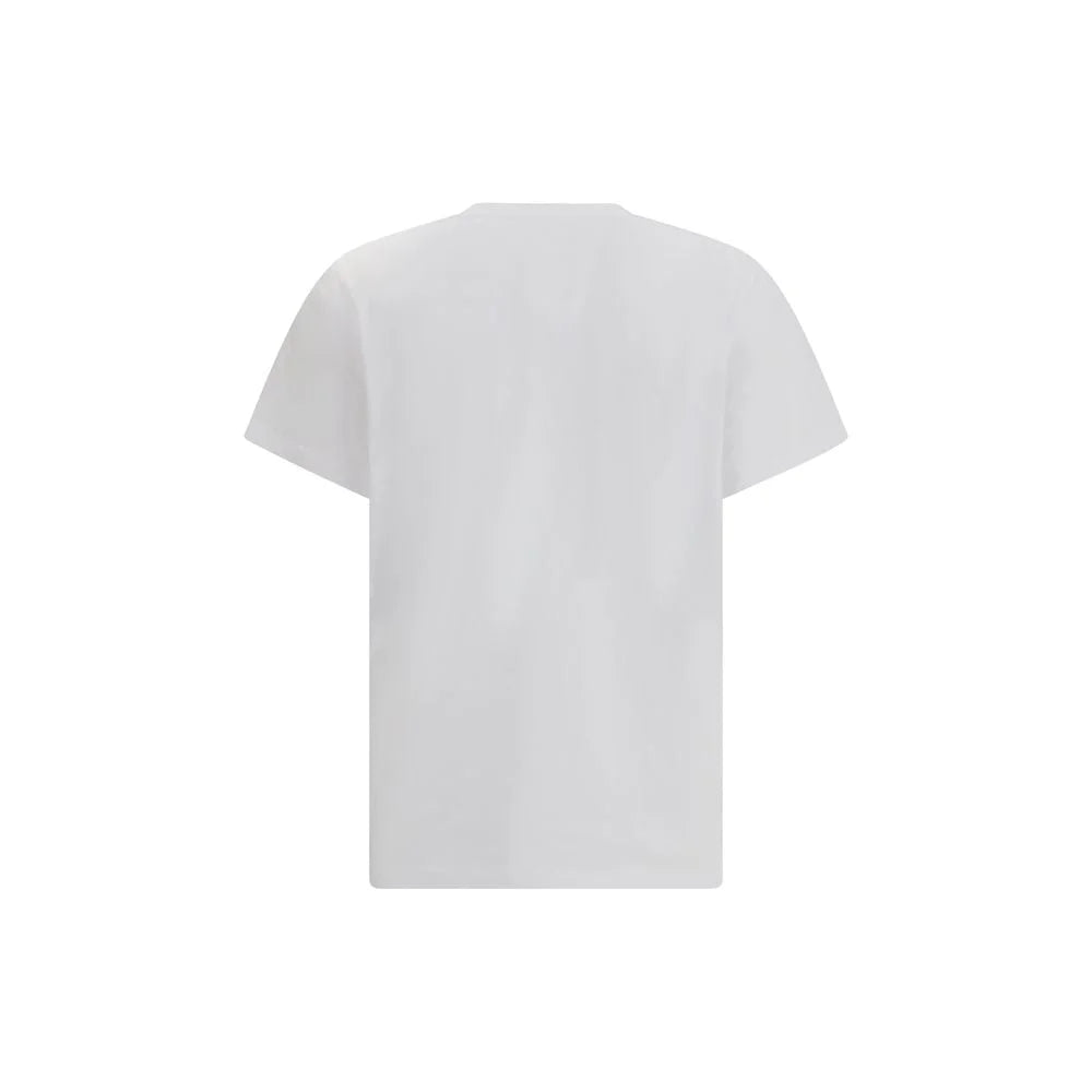Ganni White Cotton T-Shirt