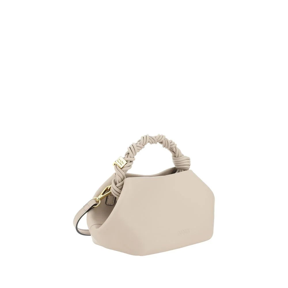 Ganni White Recycled Leather Handbag