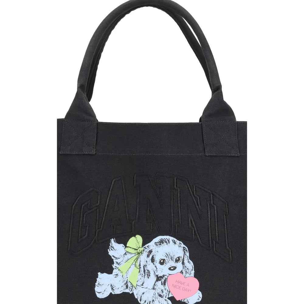 Ganni XXL Puppy Tote Bag - Shopper Bags