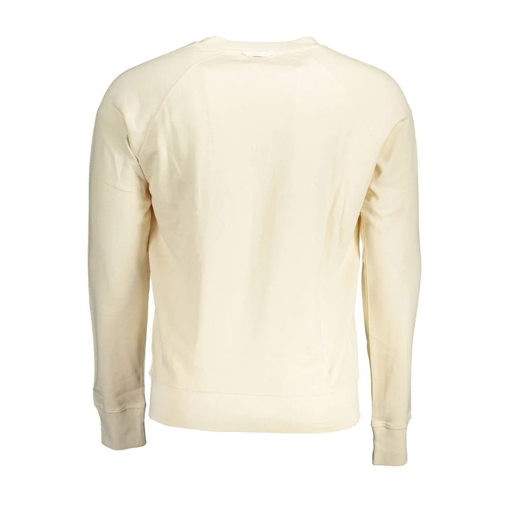 Gant Beige Cotton Men’s Sweater - Sweatshirts