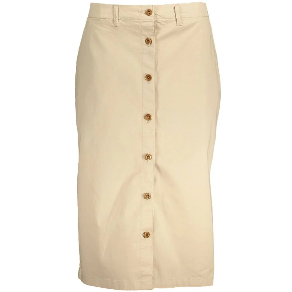 Gant Beige Cotton Women Skirt - Skirts