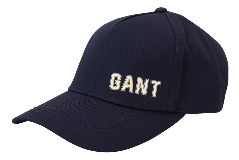 Gant Blue Cotton Logo Print Baseball Cap Casual Hat - Baseball Caps
