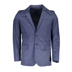 Gant Blue Cotton Men Jacket - IT50 | L - Sport Jackets
