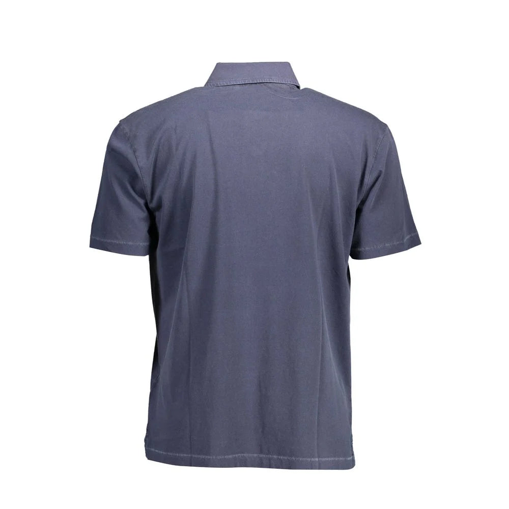 Gant Blue Cotton Men Polo Shirt - S - Polos
