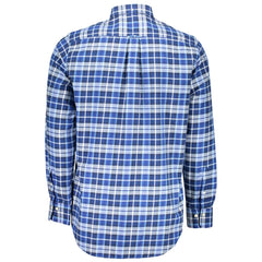 Gant Blue Cotton Men Shirt - S - Shirts