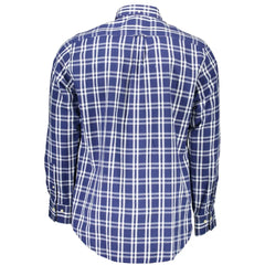 Gant Blue Cotton Men Shirt - S - Shirts