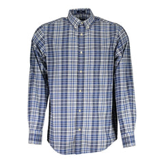 Gant Blue Cotton Men Shirt - S - Shirts
