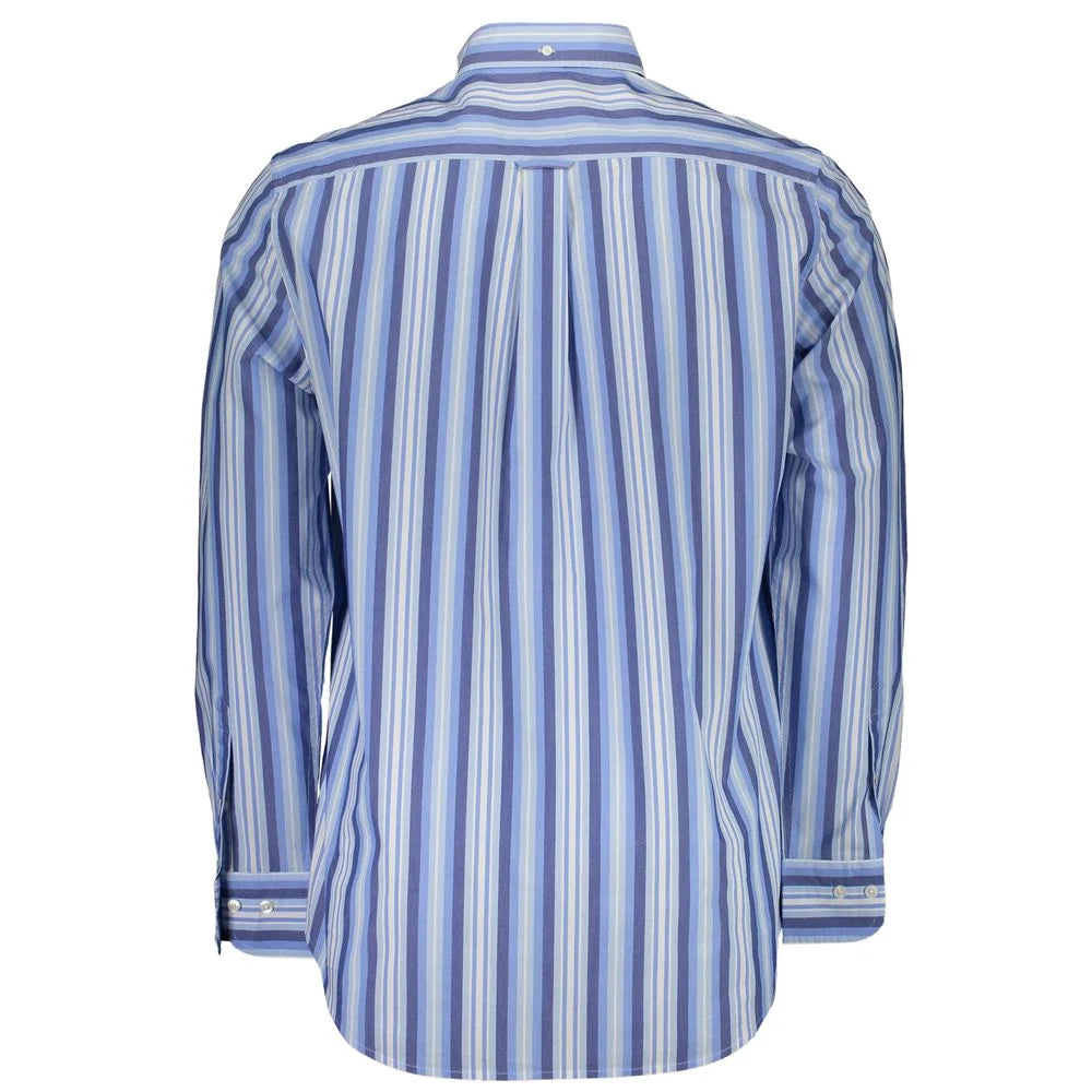 Gant Blue Cotton Men Shirt - Shirts