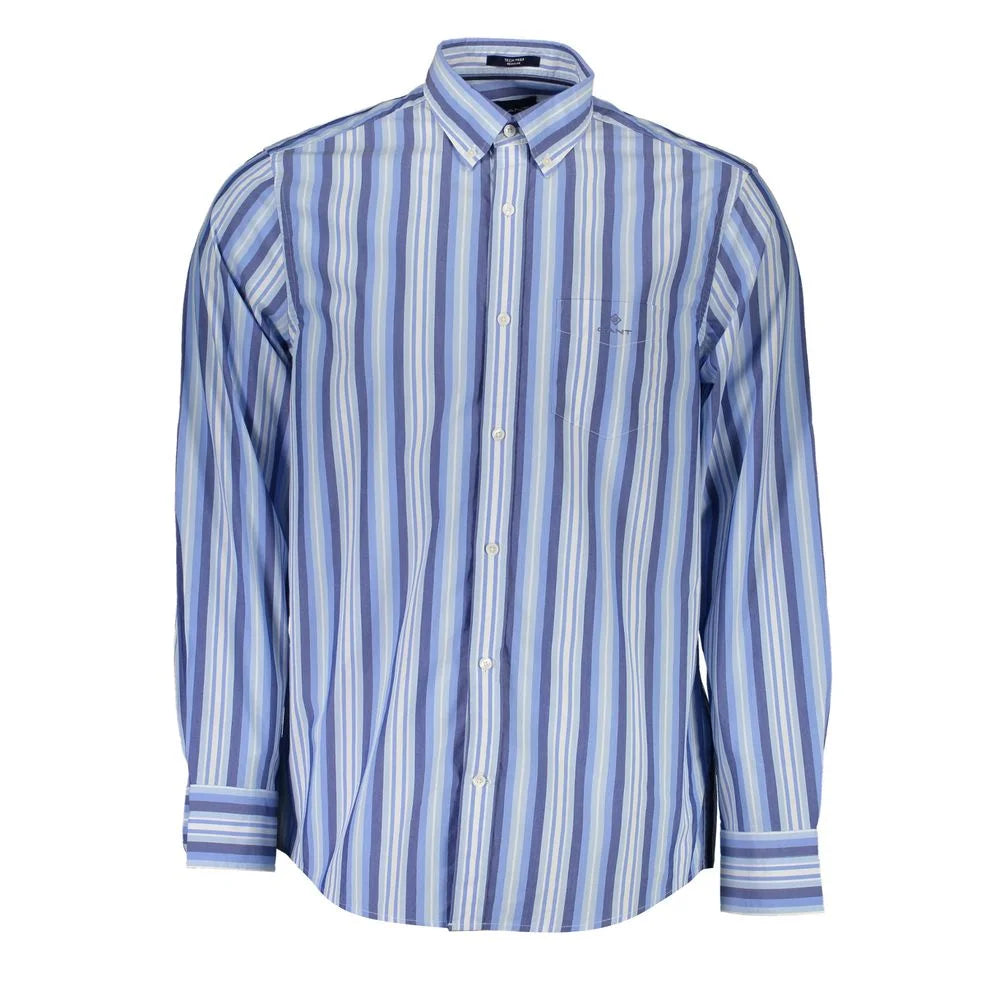 Gant Blue Cotton Men Shirt - Shirts