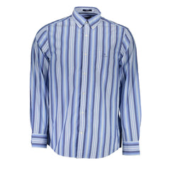 Gant Blue Cotton Men Shirt - Shirts
