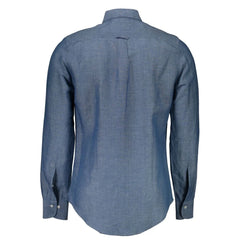 Gant Blue Cotton Shirt - S