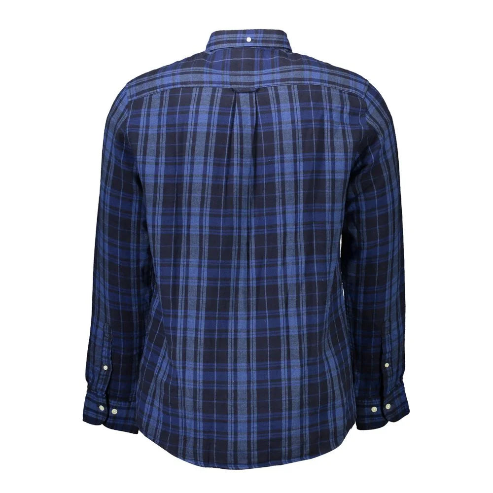 Gant Blue Cotton Shirt - S