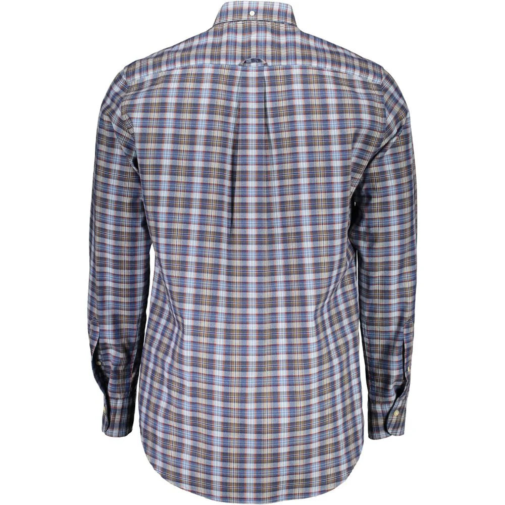 Gant Blue Cotton Shirt - S - Shirts