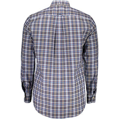Gant Blue Cotton Shirt - S - Shirts