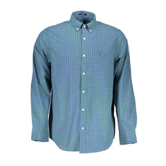 Gant Blue Cotton Shirt - S - Shirts