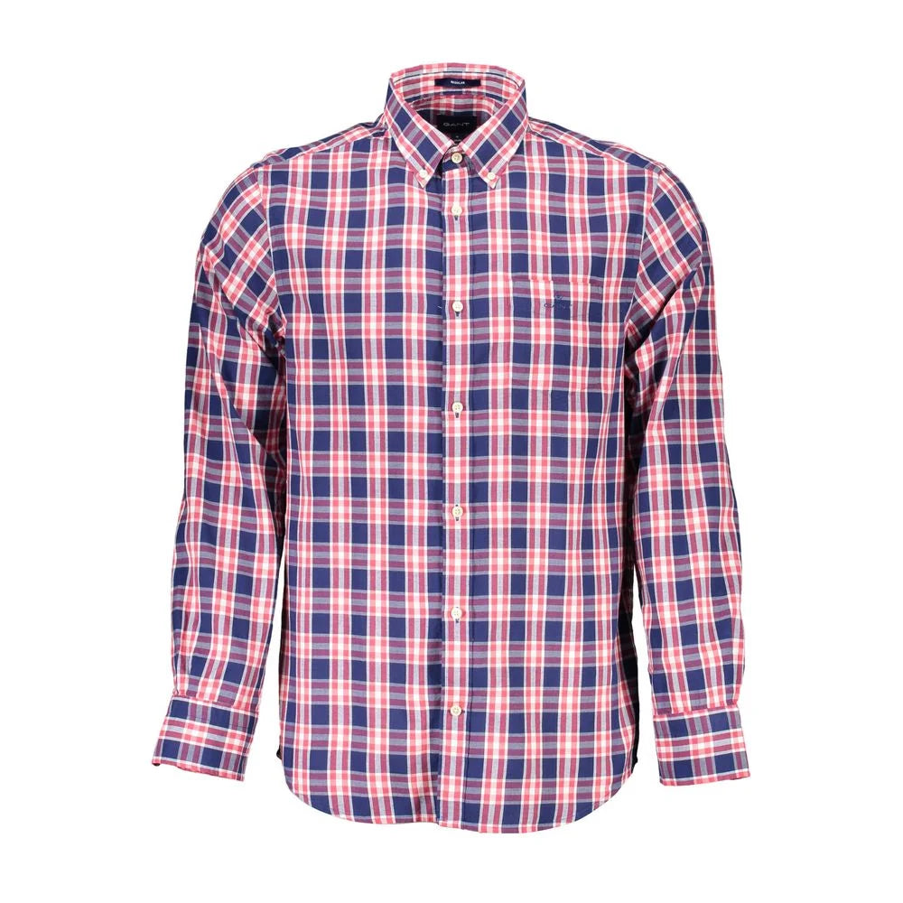 Gant Blue Cotton Shirt - S - Shirts