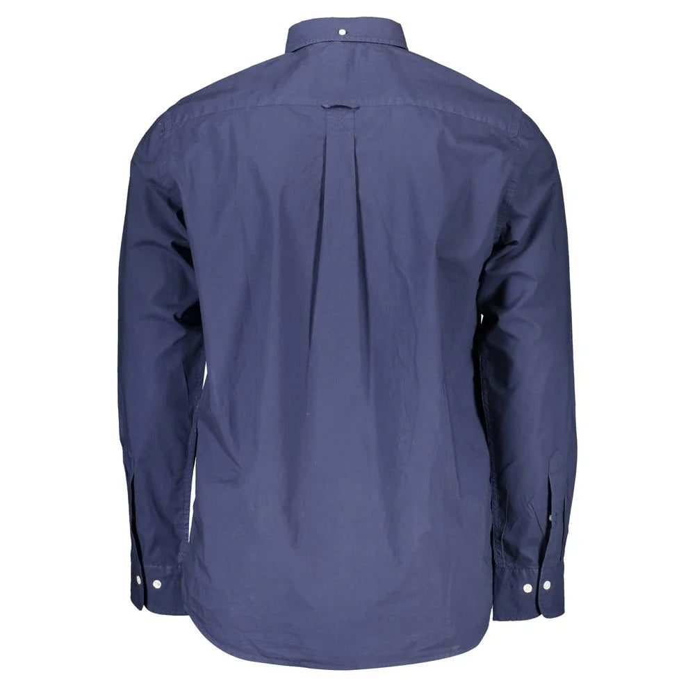 Gant Blue Cotton Shirt - S - Shirts