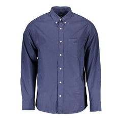 Gant Blue Cotton Shirt - S - Shirts