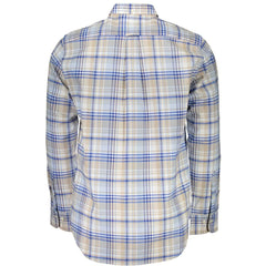 Gant Blue Cotton Shirt - S - Shirts