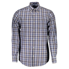 Gant Blue Cotton Shirt - S - Shirts
