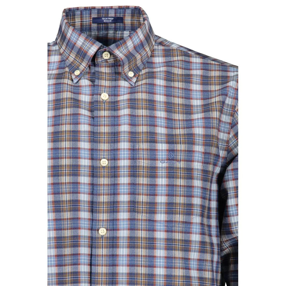 Gant Blue Cotton Shirt - S - Shirts