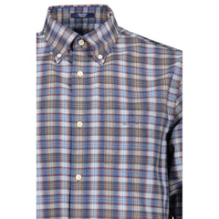 Gant Blue Cotton Shirt - S - Shirts