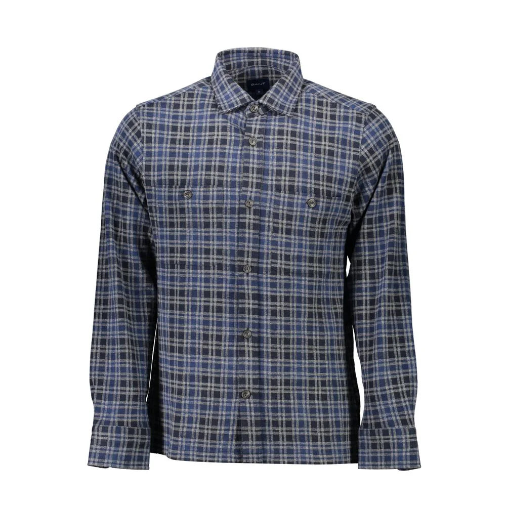 Gant Blue Cotton Shirt - Shirts