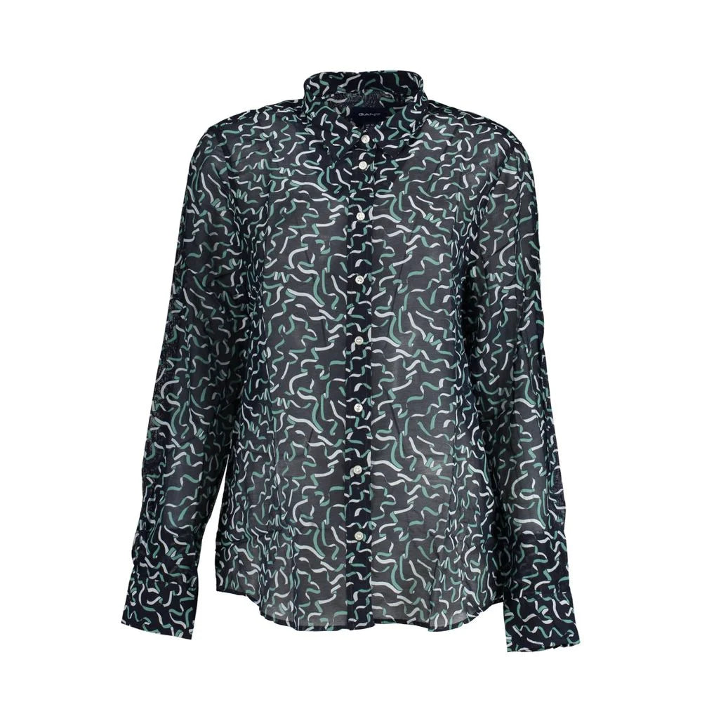 Gant Blue Cotton Shirt - Shirts